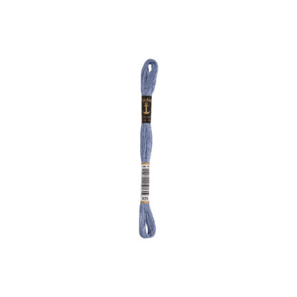 6 Stranded Anchor Threads For Hoop Embroidery Color: 939