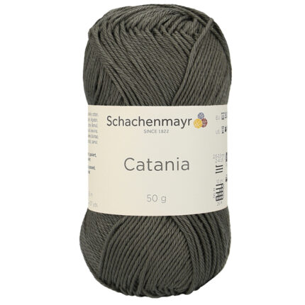 Catania 100% Combed And Mercerized Cotton. Recommended For Both Knitting And Crochet Color Fango