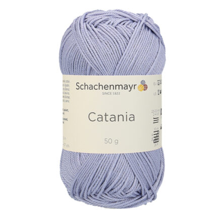 Catania 100% Combed And Mercerized Cotton. Recommended For Both Knitting And Crochet Color Malve