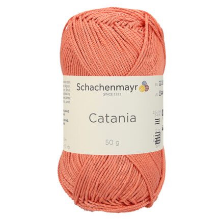 Catania 100% Combed And Mercerized Cotton. Recommended For Both Knitting And Crochet Color Scampi