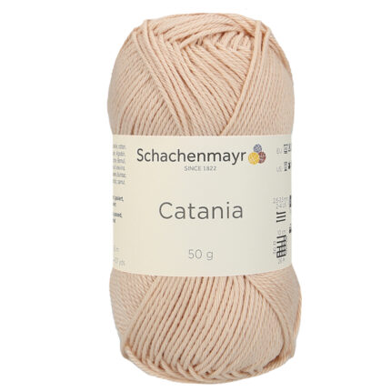 Catania 100% Combed And Mercerized Cotton. Recommended For Both Knitting And Crochet Color Ivory