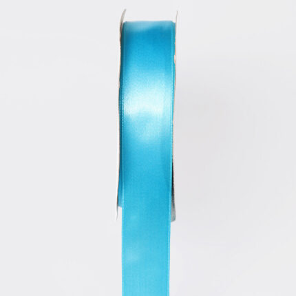1. 5cm Aqua Single Face Satin Ribbon