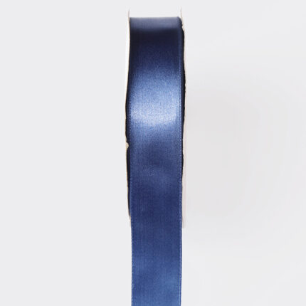 2cm Blue Gitane Single Face Satin Ribbon