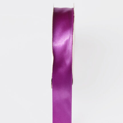 2cm Mauve Single Face Satin Ribbon