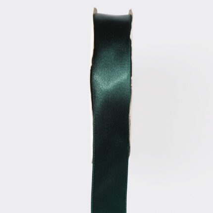 2. 5cm Darker Green Single Face Satin Ribbon
