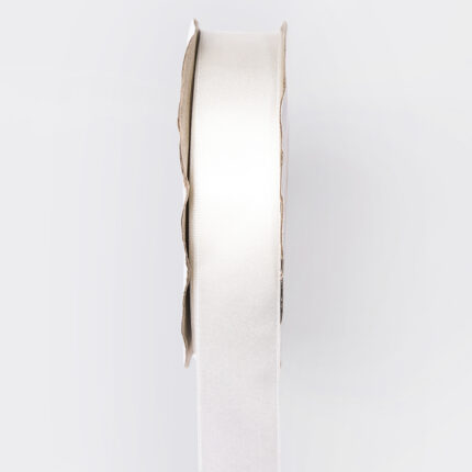 4cm Off-white Single Face Satin Ribbon