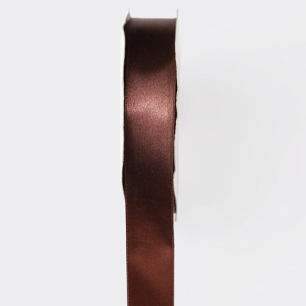 5cm Brown Single Face Satin Ribbon