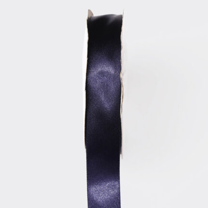 10cm Dark Navy Single Face Satin Ribbon