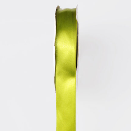 10cm Olive Single Face Satin Ribbon